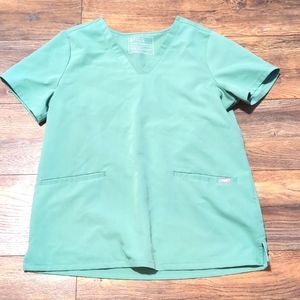 Figs Casma Three Pocket Scrub Top RARE Jade color, Medium
